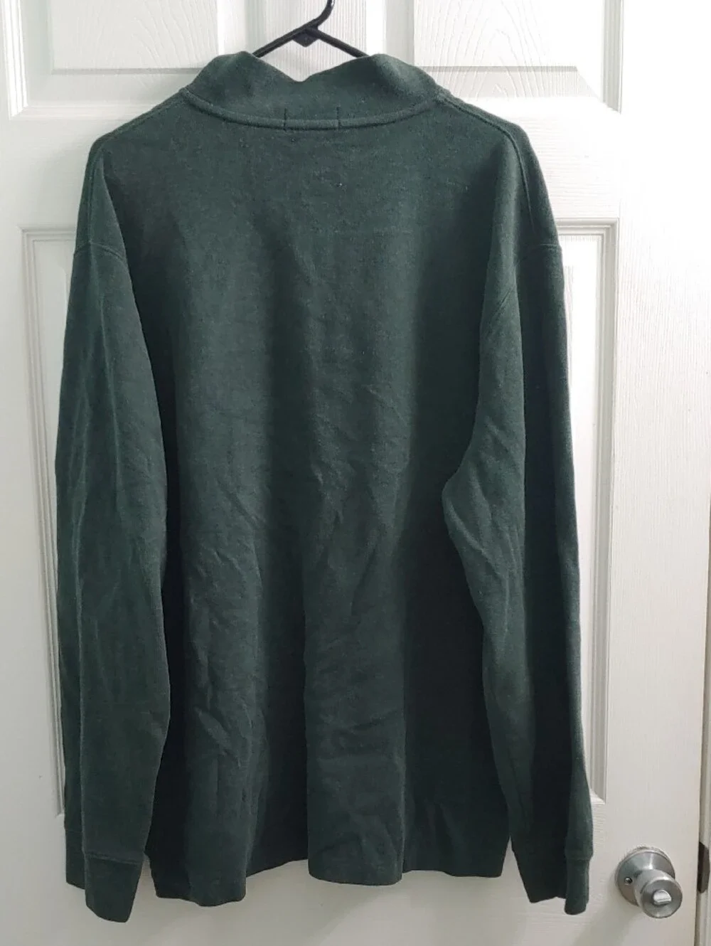Polo Ralph Lauren Estate Rib 1/4 Zip Men's XXL Dark Green Quarter Pullover